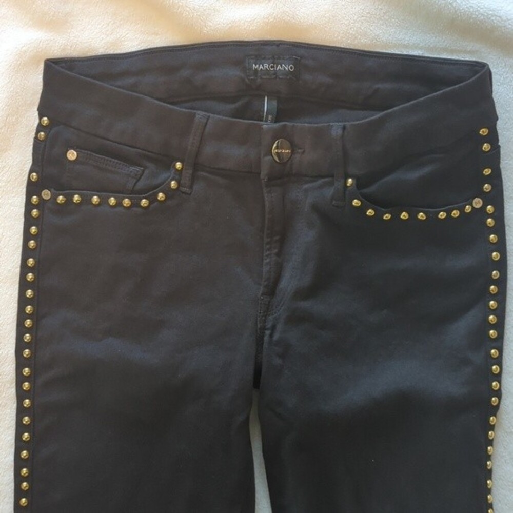 Black Marciano studded jeans size 25